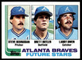 1982 Topps Braves Future Stars - Steve Bedrosian/Brett Butler/Larry Owen