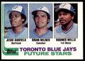 1982 Topps Blue Jays Future Stars - Jesse Barfield/Brian Milner/Boomer Wells U