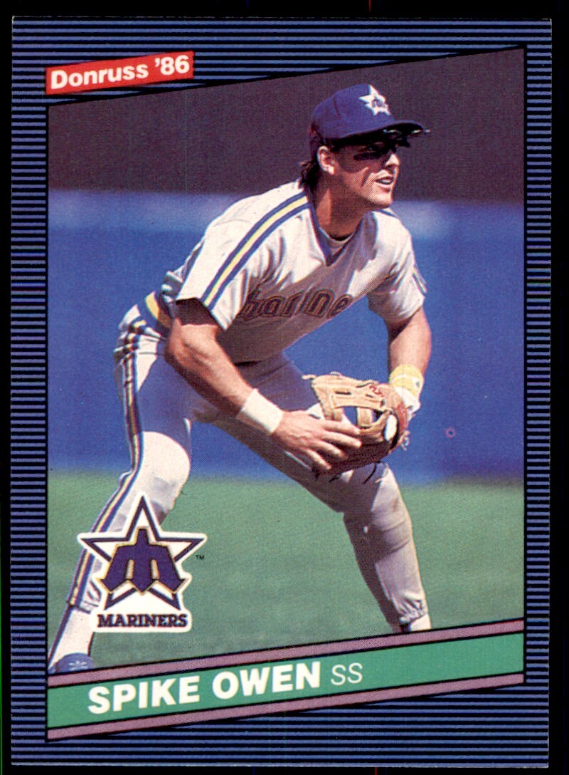 1986 Donruss Spike Owen Baseball Cards #362