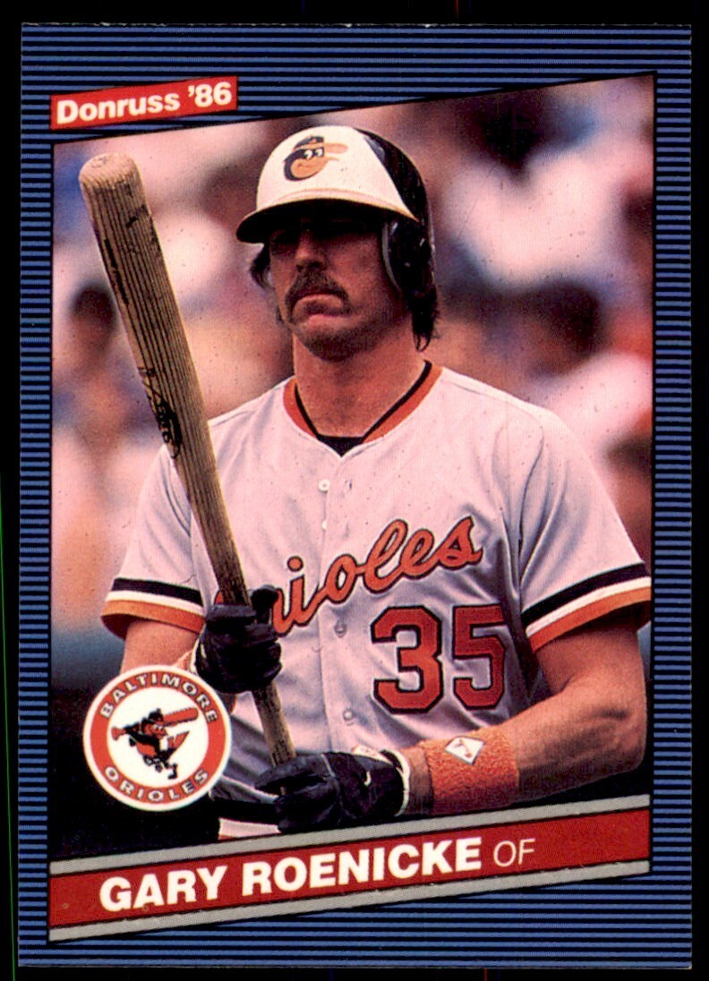 1986 Donruss Gary Roenicke Baseball Cards #472