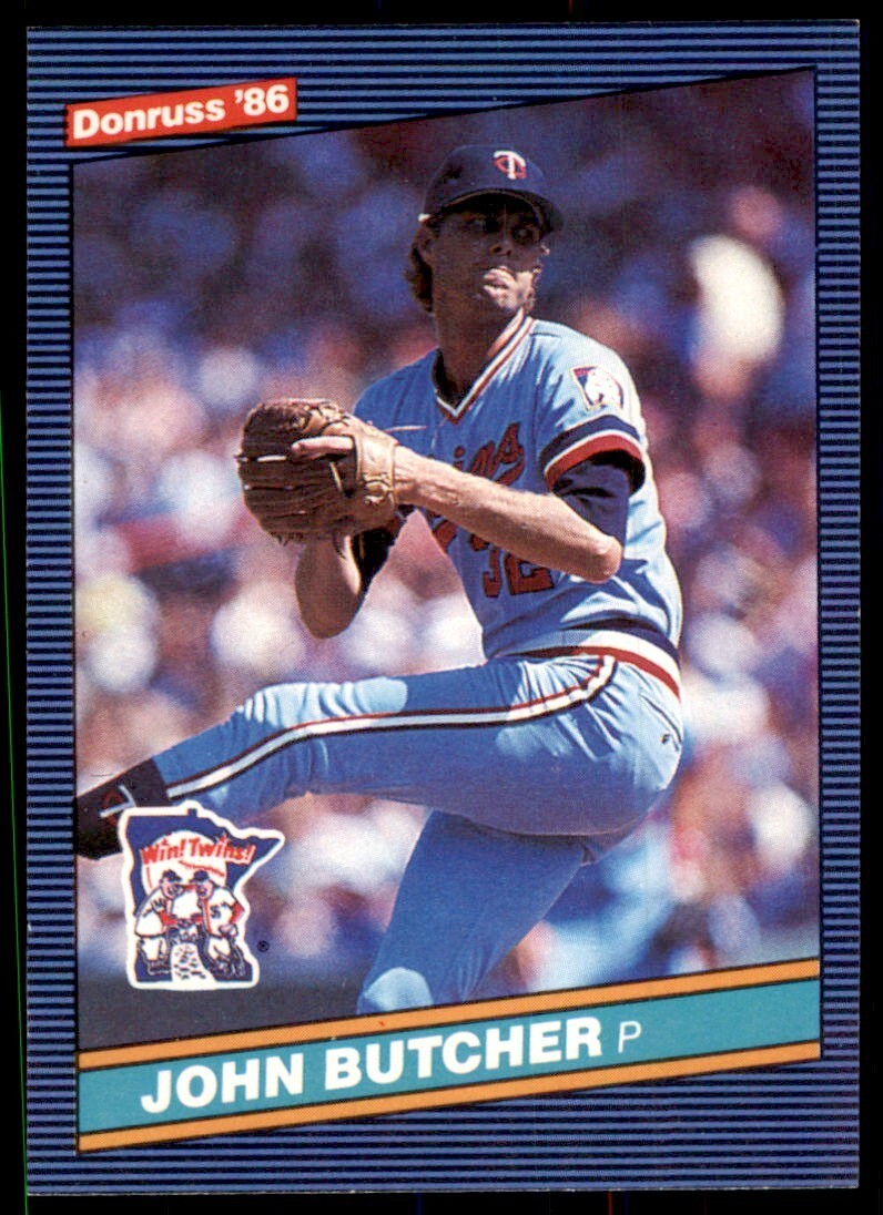 1986 Donruss John Butcher Baseball Cards #120