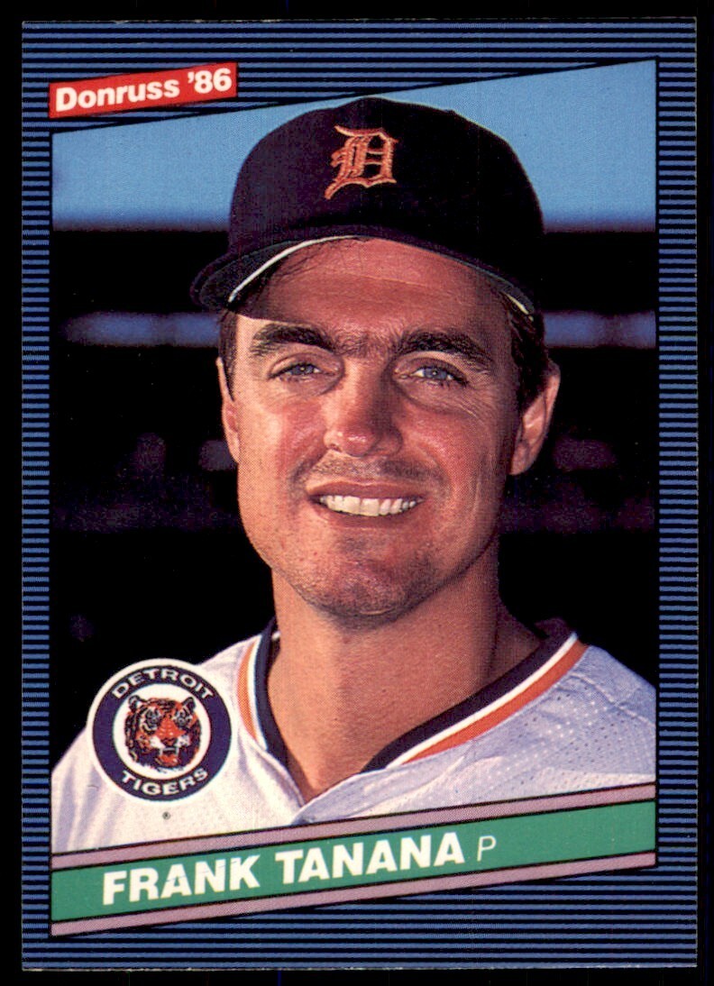 1986 Donruss Frank Tanana Baseball Cards #491