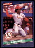 1986 Donruss Tito Landrum C Baseball Cards #425