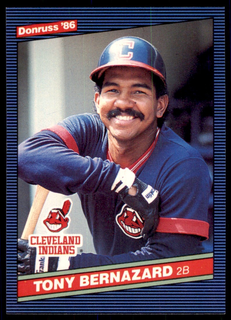 1986 Donruss. Tony Bernazard Baseball Cards #520
