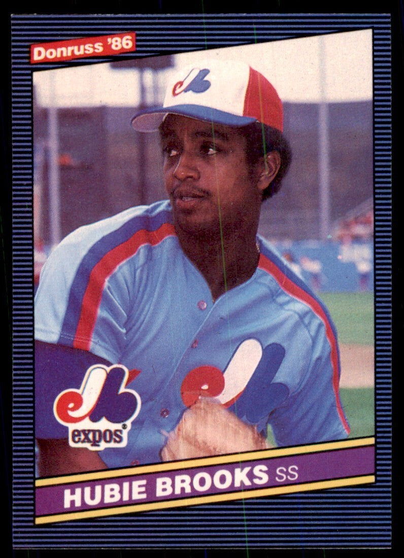 1986 Donruss. Hubie Brooks Baseball Cards #55