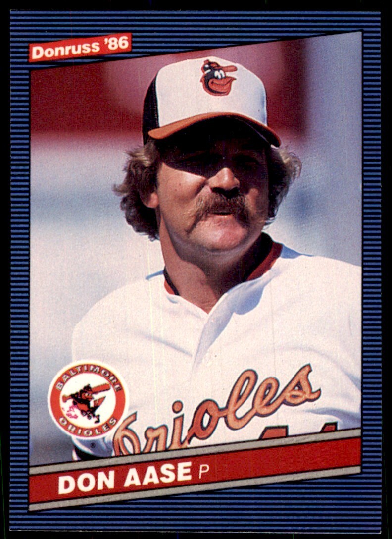 1986 Donruss Don Aase Baseball Cards #392