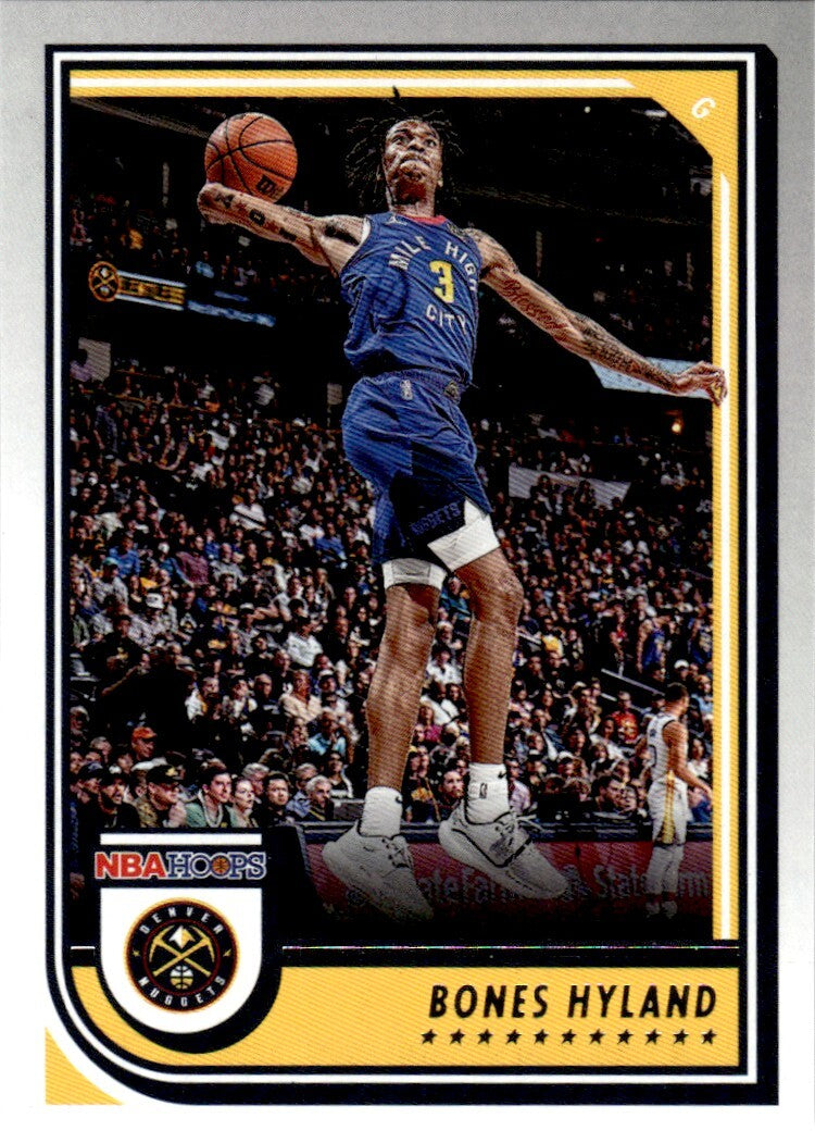 2022-23 Hoops Basketball Card Bones Hyland #192
