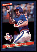 1986 Donruss Toby Harrah A Baseball Cards #159