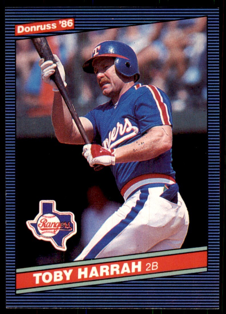 1986 Donruss Toby Harrah A Baseball Cards #159