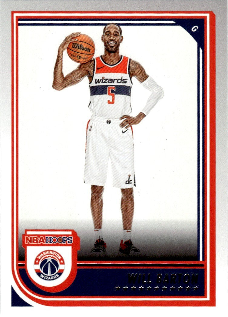 2022-23 Hoops Basketball Card Will Barton A #188