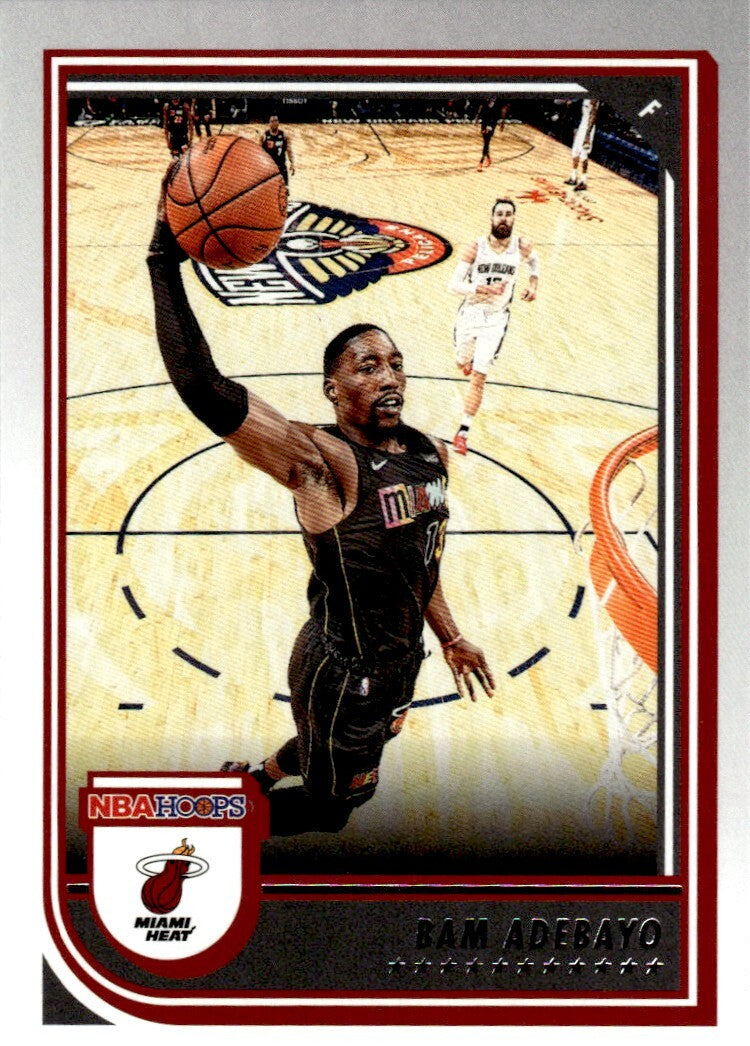 2022-23 Hoops Basketball Card Bam Adebayo #100