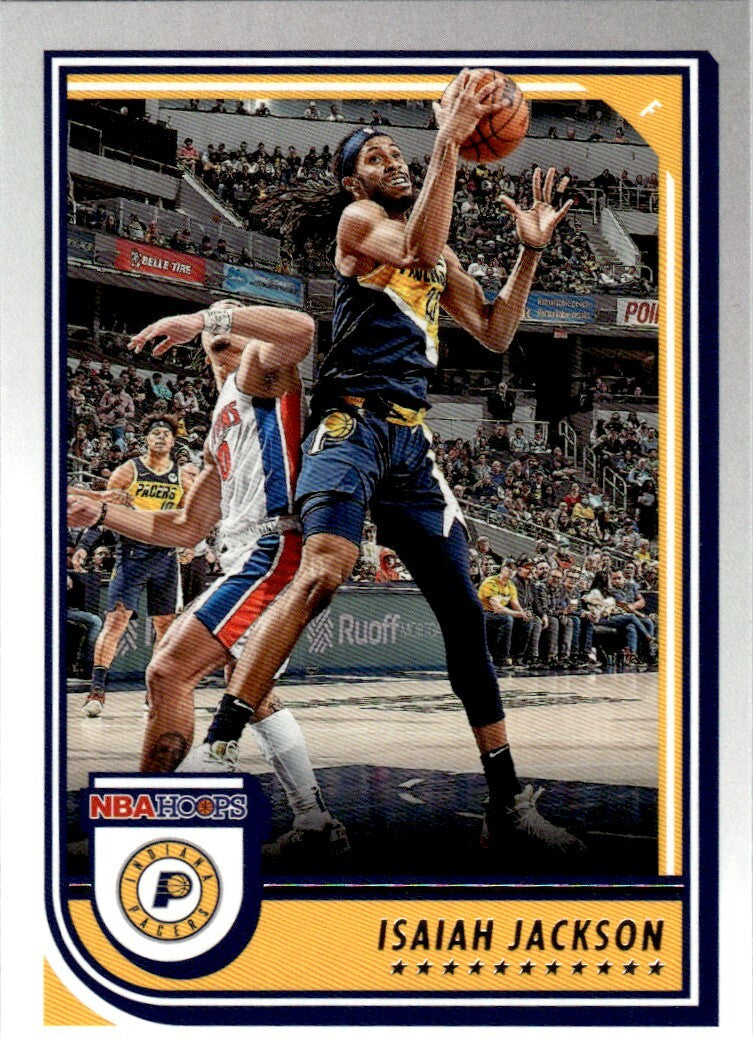 2022-23 Hoops Basketball Card Isaiah Jackson #58