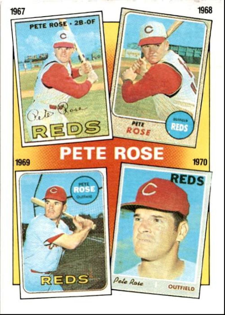 1986 Topps Rose Special: '67-'70 Hof Cincinnati Reds #3