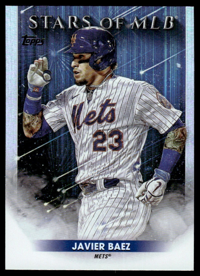 2022 Topps Baseball Card Javier Baez New York Mets #SMLB-5