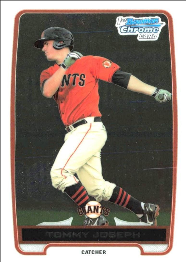 2012 Bowman Chrome Prospects Tommy Joseph San Francisco Giants #BCP100