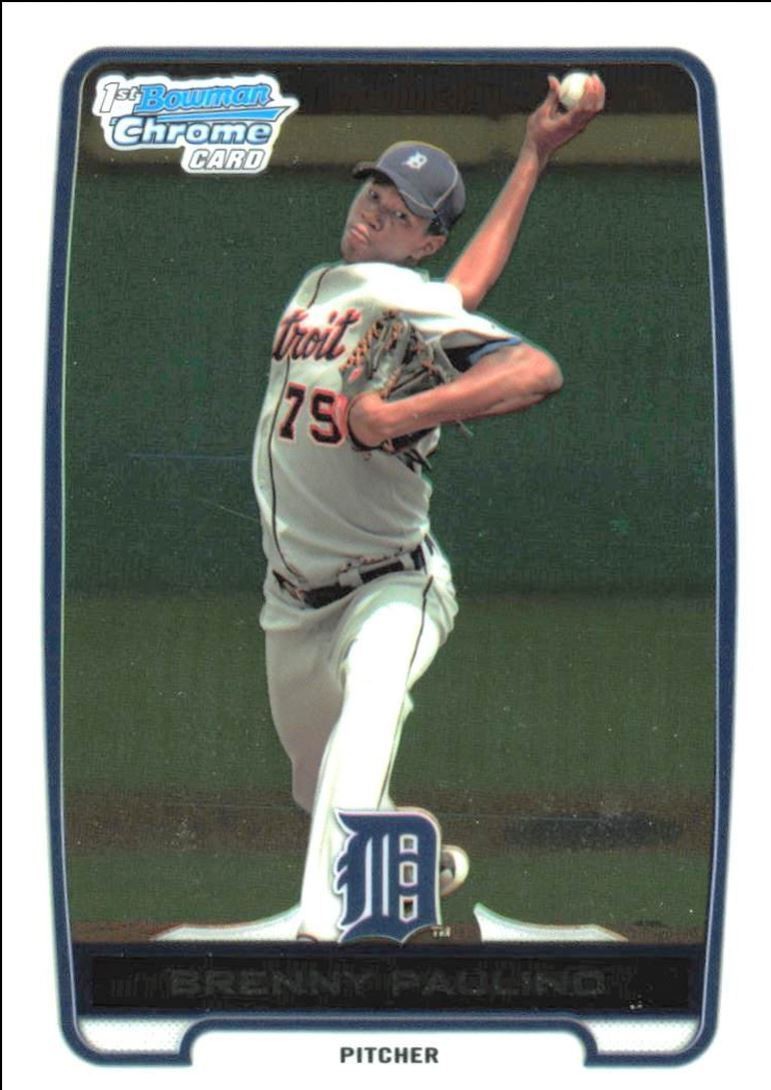 2012 Bowman Chrome Prospects Brenny Paulino Detroit Tigers #BCP14