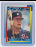 1990 Topps Baseball Card Carlton Fisk A Chicago White Sox #420