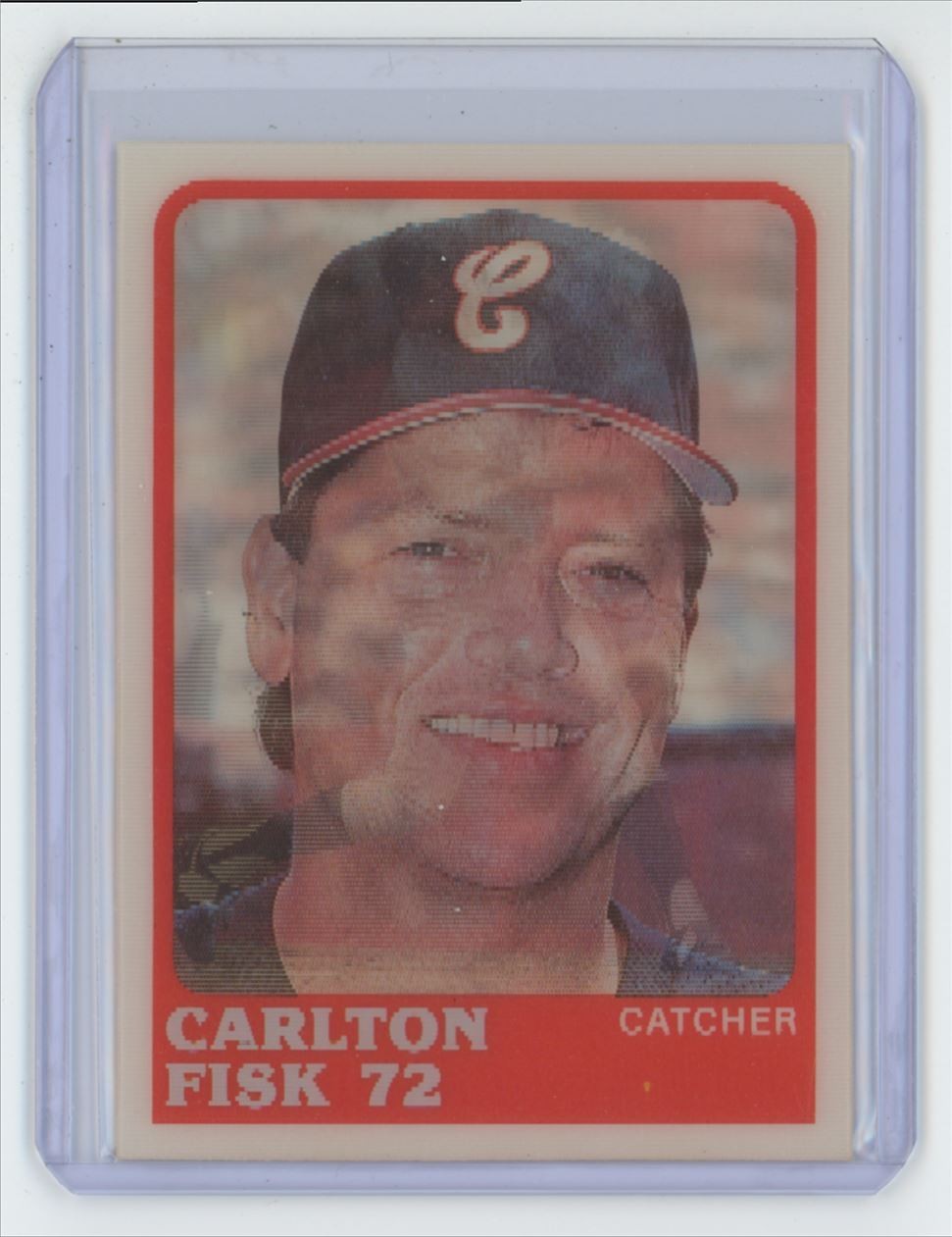 1988 Sportflics Carlton Fisk Baseball Card Chicago White Sox #43