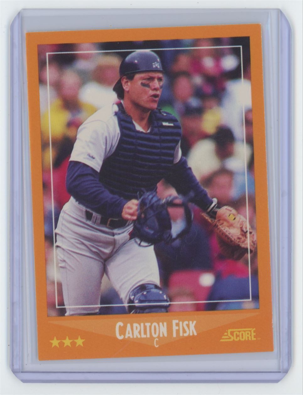 1988 Score Carlton Fisk Baseball Card Chicago White Sox #592