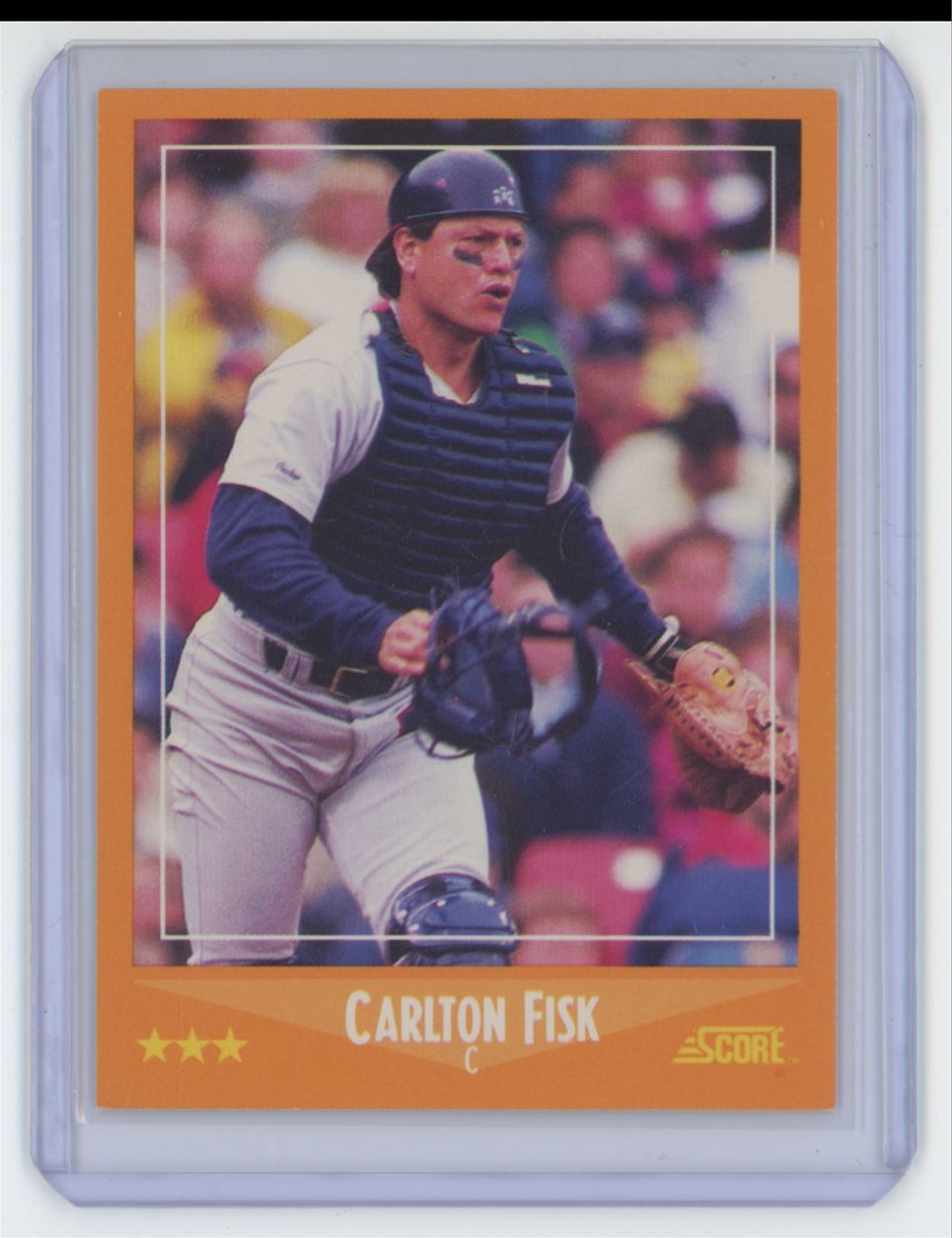 1988 Score Baseball Card Carlton Fisk Chicago White Sox #592