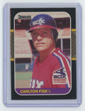 1987 Donruss Carlton Fisk Baseball Card Chicago White Sox #247
