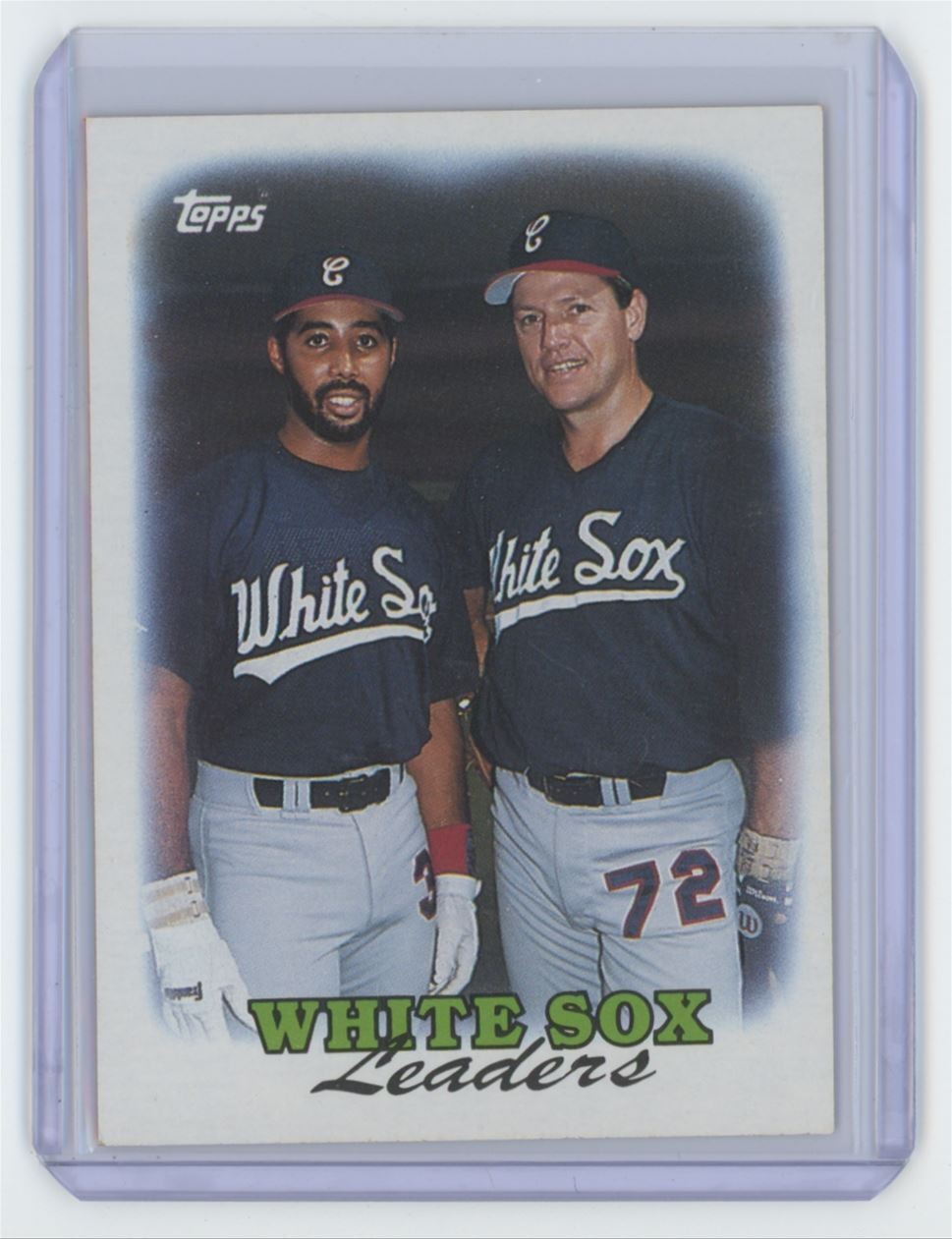 1988 Topps Carlton Fisk Baseball Card Chicago White Sox #321