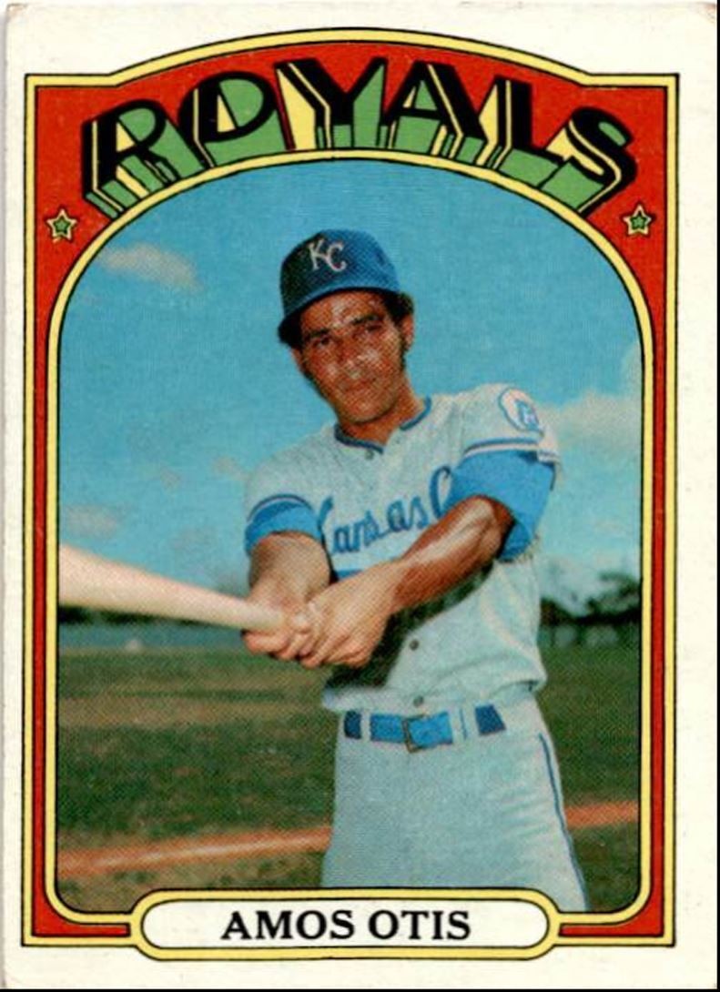 1972 Topps Amos Otis Kansas City Royals #10