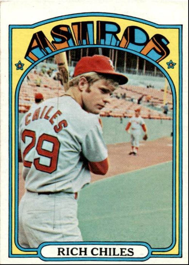 1972 Topps Rich Chiles Rookie Houston Astros #56