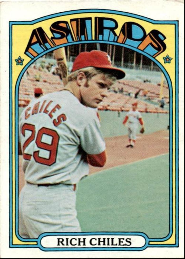 1972 Topps Rich Chiles Rookie f Houston Astros #56