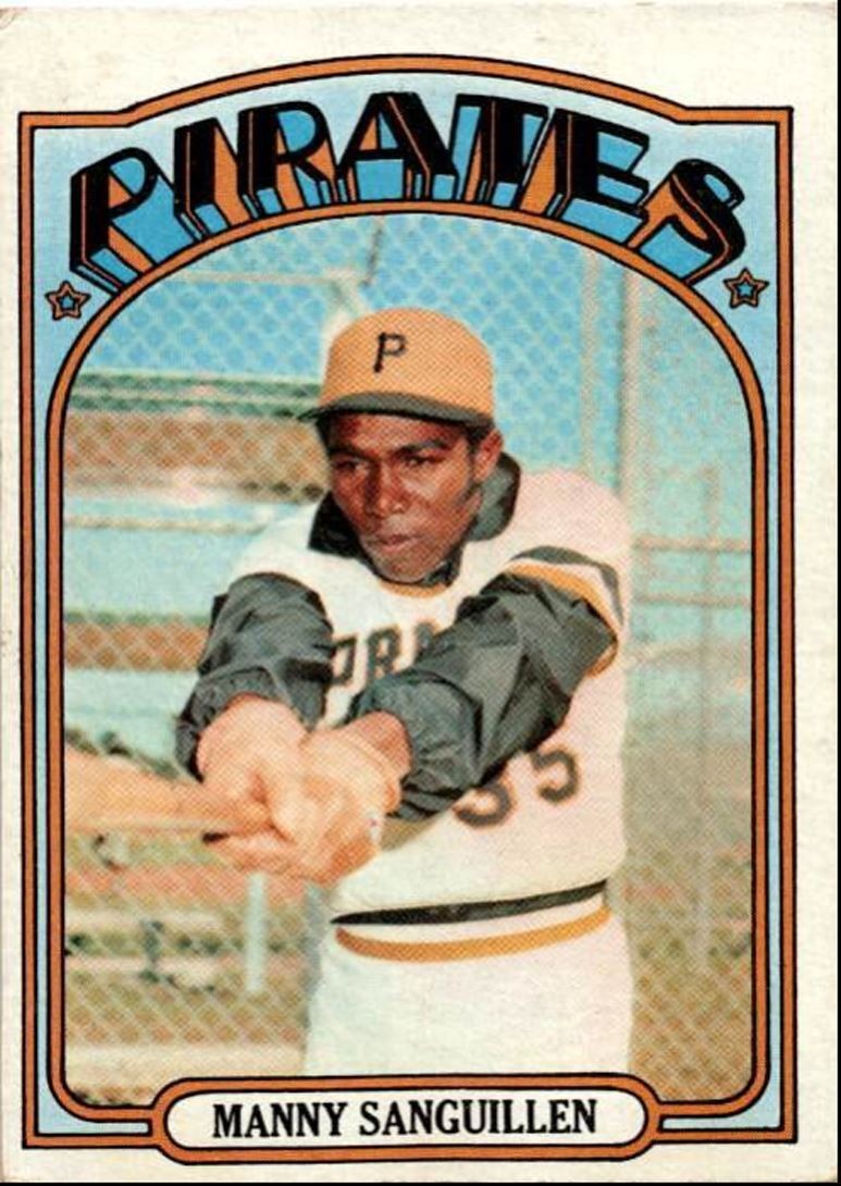 1972 Topps Manny Sanguillen c Pittsburgh Pirates #60