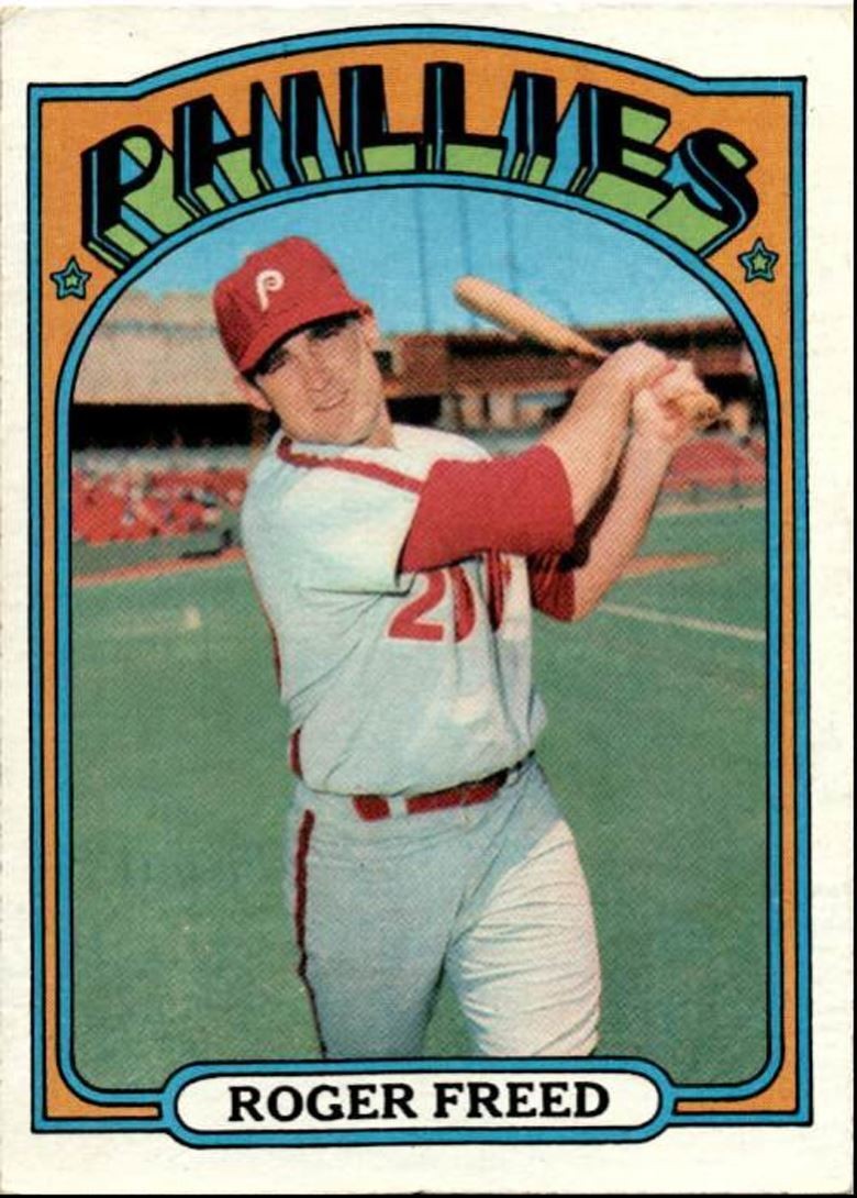 1972 Topps Roger Freed Philadelphia Phillies #69