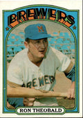 1972 Topps Ron Theobald Rookie Milwaukee Brewers #77