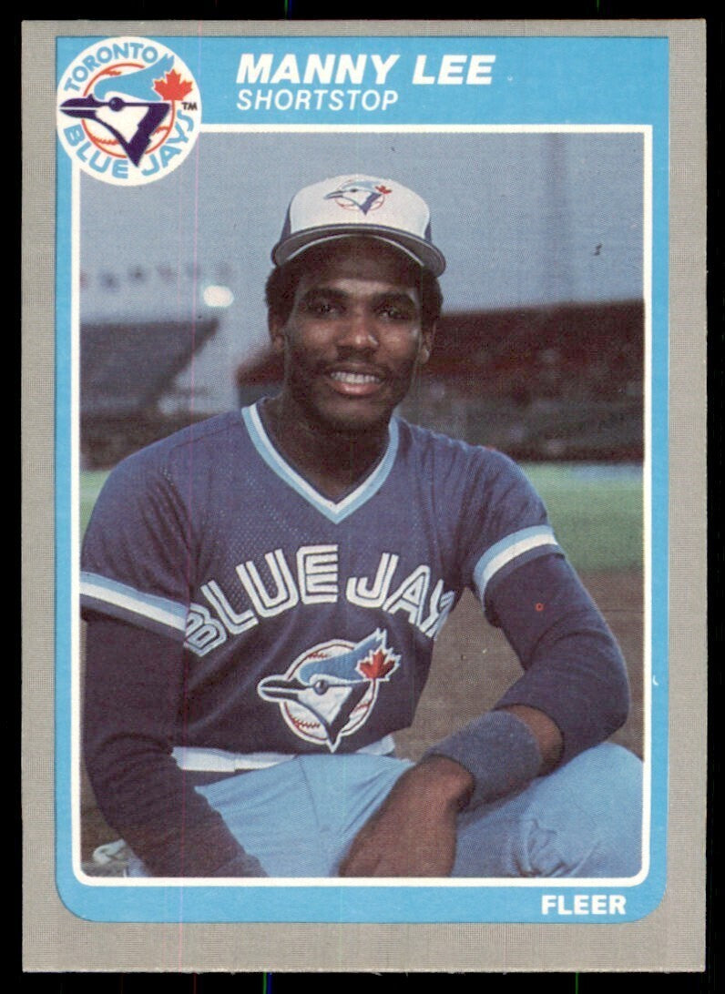 1985 Fleer Update Manuel Lee Baseball Cards #U-71