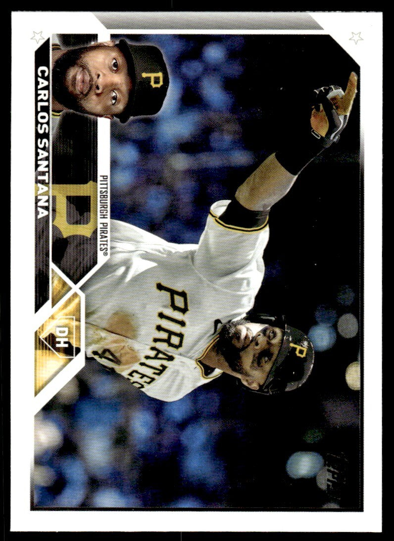 2023 Topps Baseball Card Carlos Santana A Pittsburgh Pirates #572
