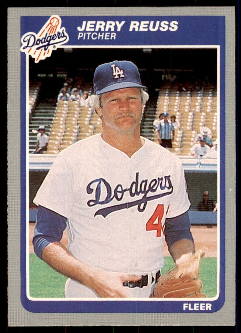 1985 Fleer Jerry Reuss Baseball Cards #380