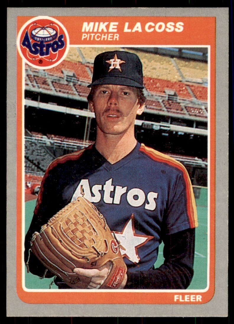 1985 Fleer Mike LaCoss Baseball Cards #353