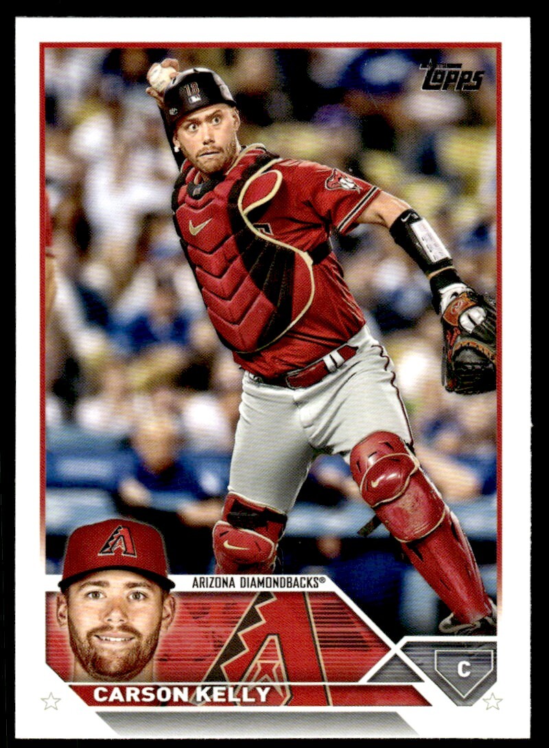 2023 Topps Baseball Card Carson Kelly Arizona Diamondbacks #633