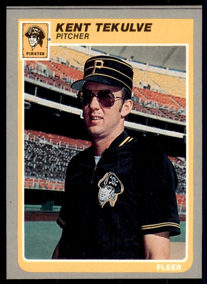 1985 Fleer Kent Tekulve Baseball Cards #477