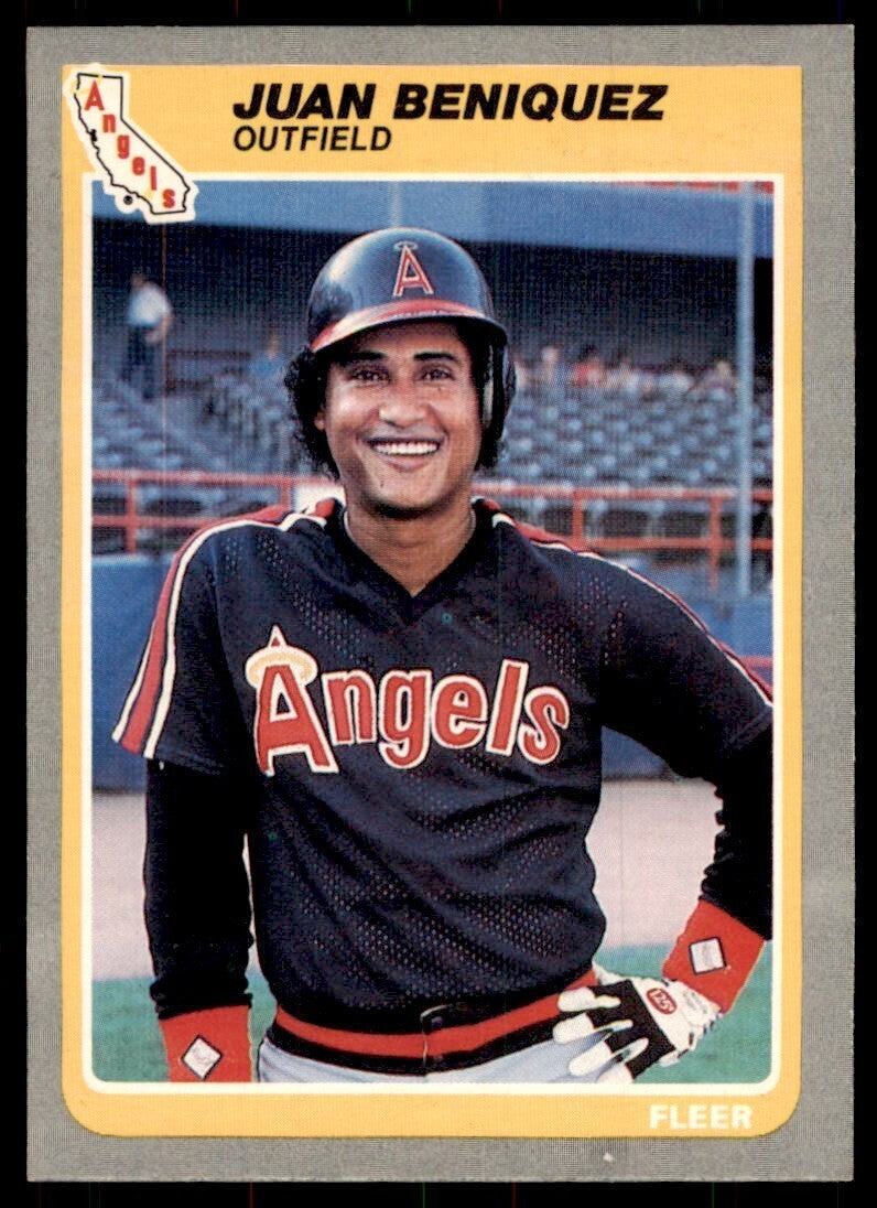 1985 Fleer Juan Beniquez Baseball Cards #294
