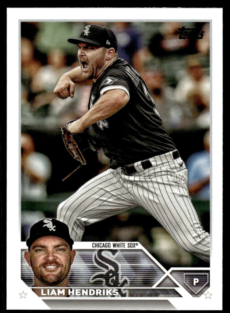 2023 Topps Baseball Card Liam Hendriks Chicago White Sox #175