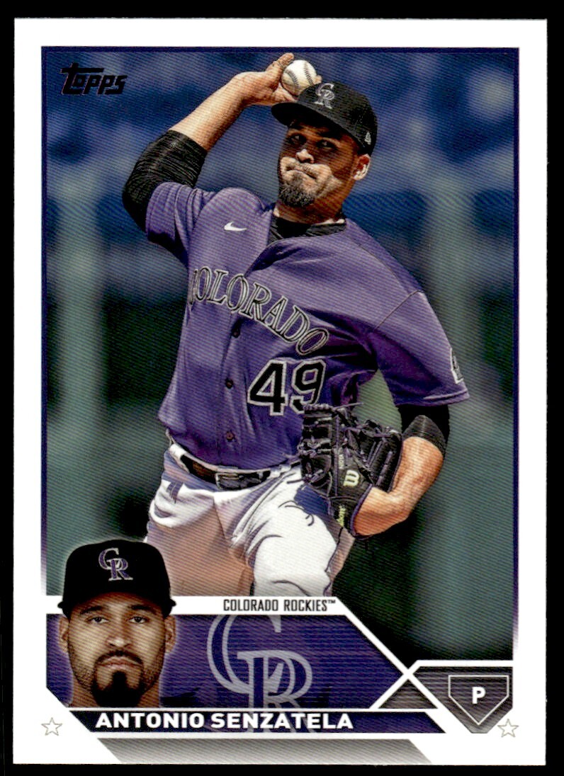 2023 Topps Baseball Card Antonio Senzatela Colorado Rockies #99