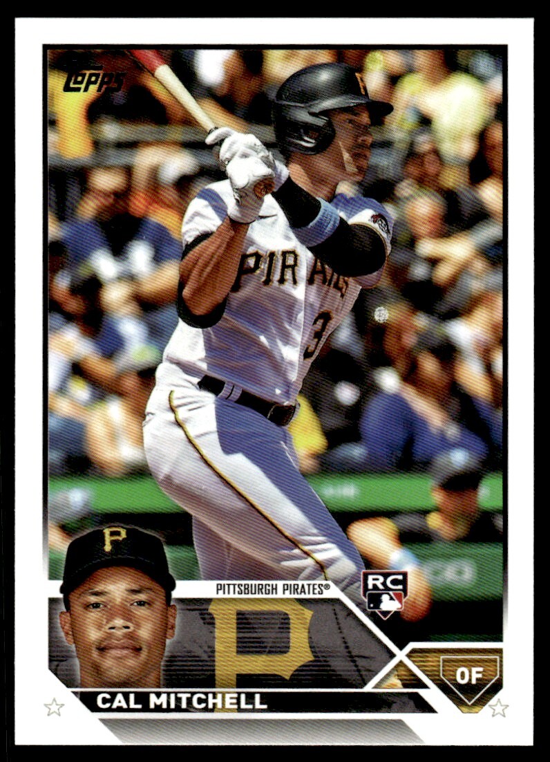 2023 Topps Baseball Card Cal Mitchell Pittsburgh Pirates #313
