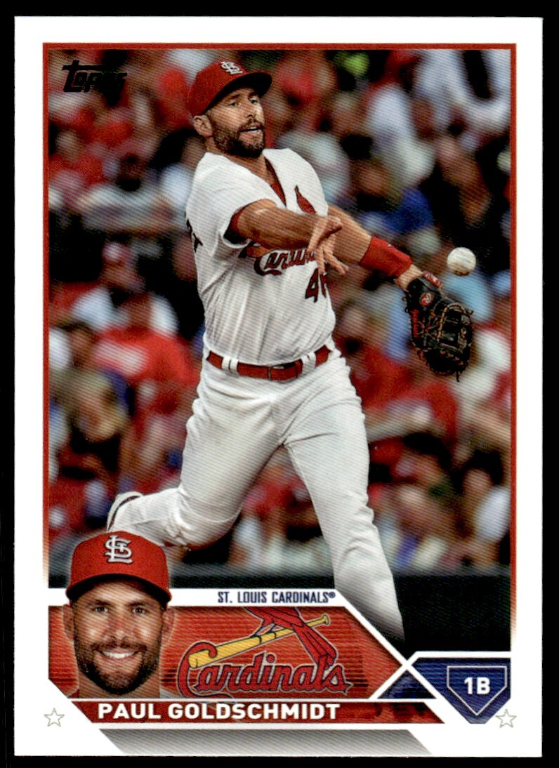 2023 Topps Baseball Card Paul Goldschmidt St. Louis Cardinals #100