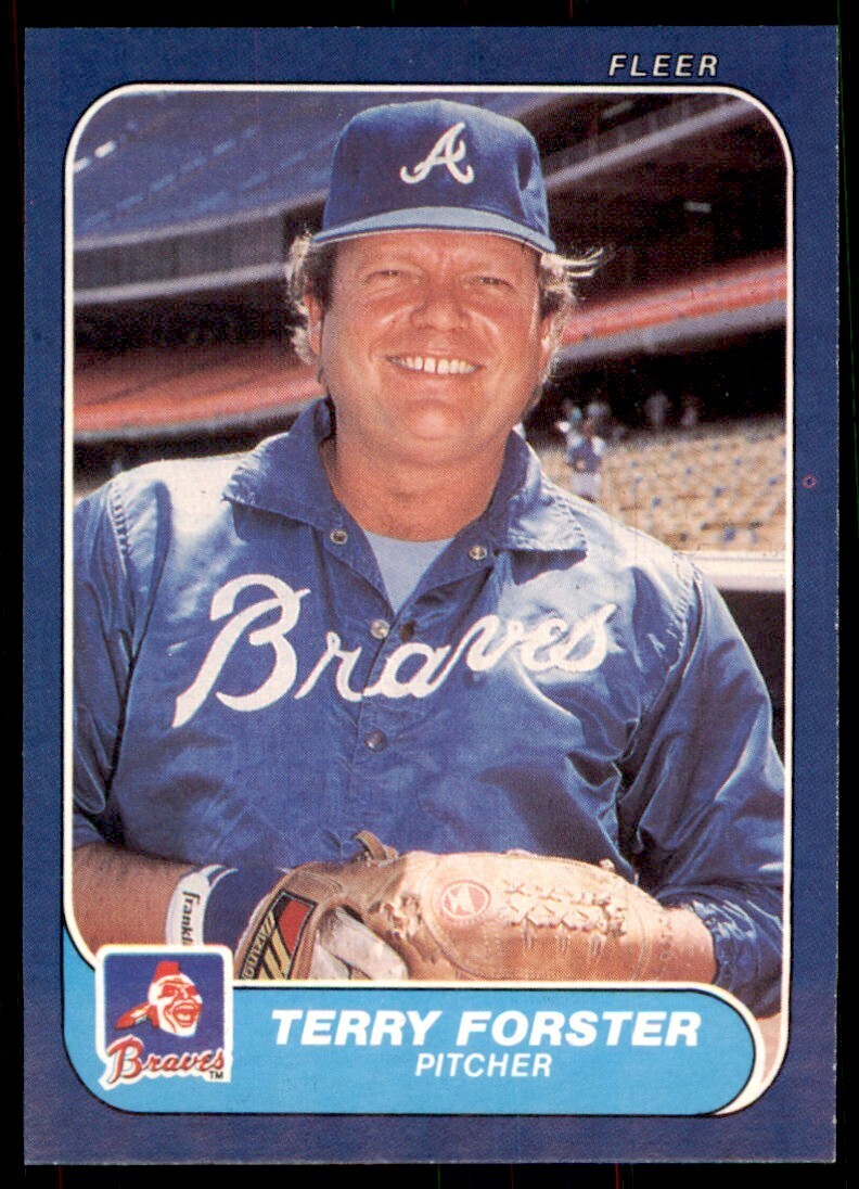 1986 Fleer Terry Forster Baseball Cards #514