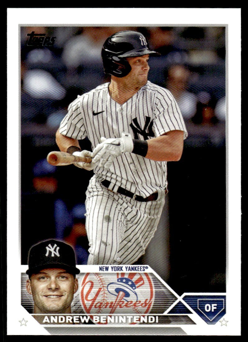 2023 Topps Baseball Card Andrew Benintendi New York Yankees #197