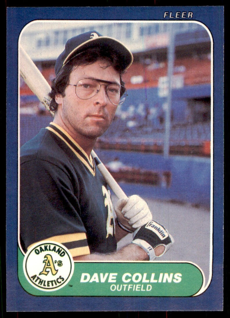 1986 Fleer Dave Collins Baseball Cards #415