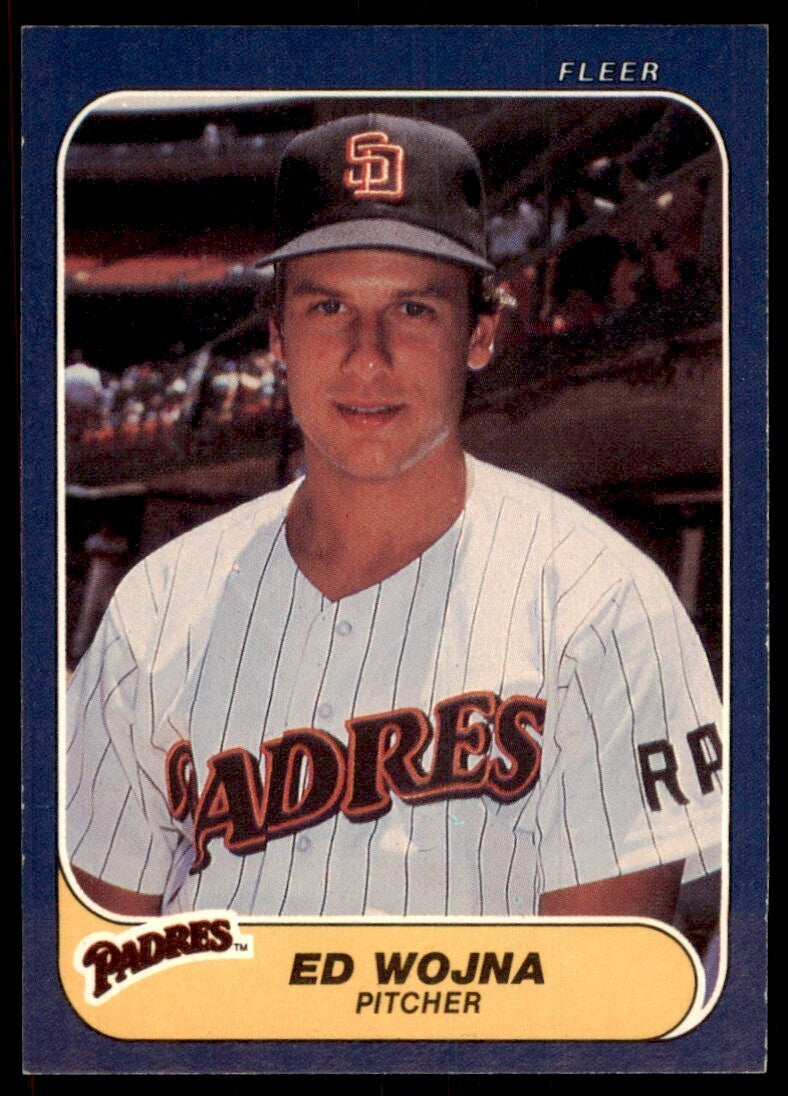 1986 Fleer Ed Wojna Baseball Cards #338