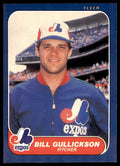 1986 Fleer Bill Gullickson Baseball Cards #249