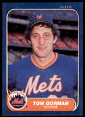 1986 Fleer Tom  Gorman Baseball Cards #82
