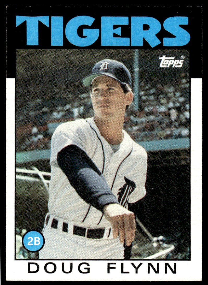 1986 Topps Baseball Card Doug Flynn Detroit Tigers #436